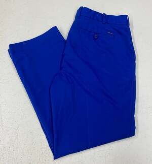 RLX Ralph Lauren baggy wide leg royal blue performance chino golf pants 36x30